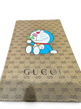 Gucci x Doraemon GG Monogram Hardcover Journal Notebook Japan Limited Edt new